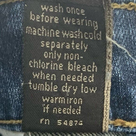 The Limited Blue Slightly Distressed Women's Jean Pants Size 8 - Picture 9 of 9